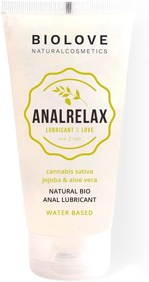 Biolove Anal Relax Gel Lubricante Anal a Base de Agua con jojoba, cannabis y aloe vera