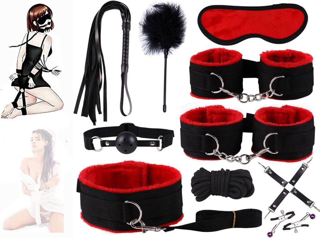 Variedad De Estilos De Juego De BondageDe 10 Piezas Modelo De Nylon para Mejorar La Diversión